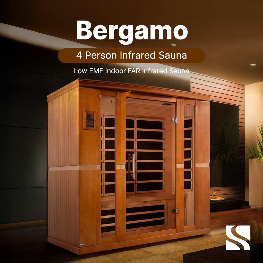 Trivano Living- "Bergamo" 4-person Low EMF FAR Infrared Sauna DYN-6440-01-Sauna-Trivano Living-Trivano Living