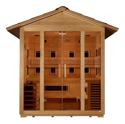 Trivano Living- "Gargellen" 5 Person Hybrid Outdoor Sauna GDI-8125-01-Sauna-Trivano Living-Trivano Living