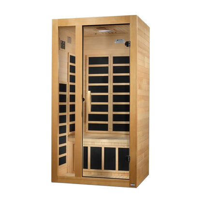 Trivano Living- "Gracia" 1-2-person Low EMF FAR Infrared Sauna DYN-6119-01-Sauna-Trivano Living-Trivano Living