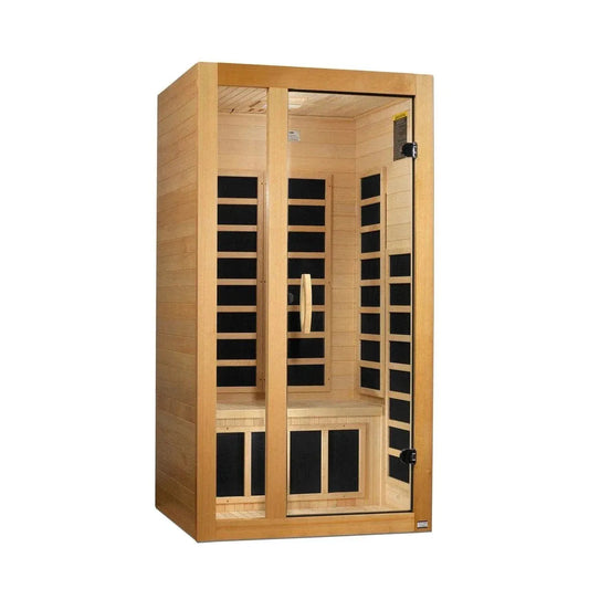 Trivano Living- "Gracia" 1-2-person Low EMF FAR Infrared Sauna DYN-6119-01-Sauna-Trivano Living-Trivano Living