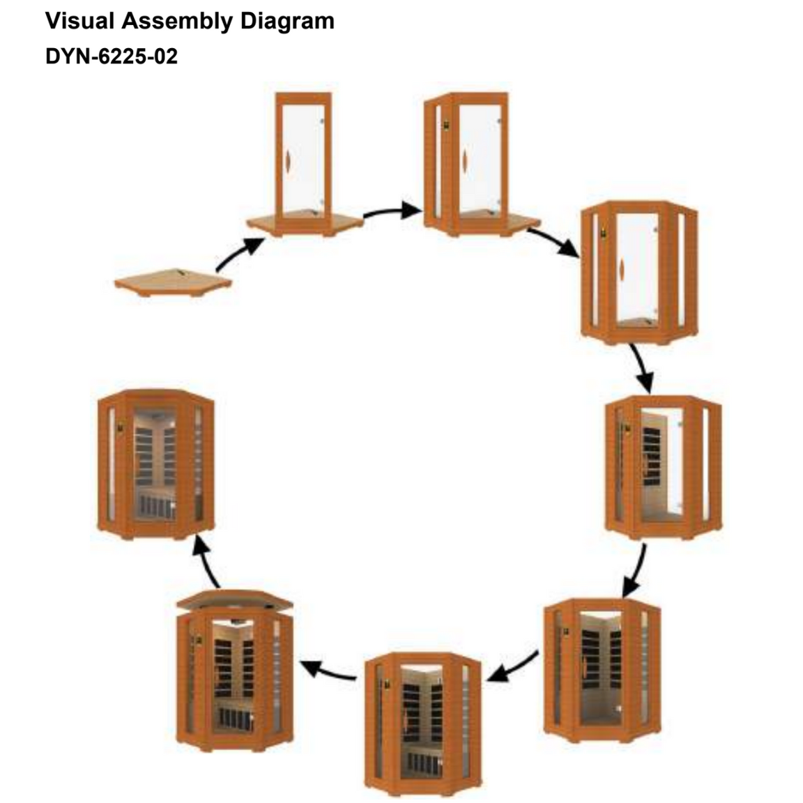 Trivano Living- "Heming" 2-person Corner Low EMF FAR Infrared Sauna - DYN-6225-02-Sauna-Trivano Living-Trivano Living
