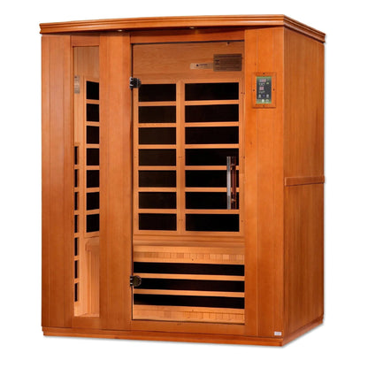 Trivano Living- "Lugano" 3-person Low EMF FAR Infrared Sauna DYN-6336-02-Sauna-Trivano Living-Trivano Living