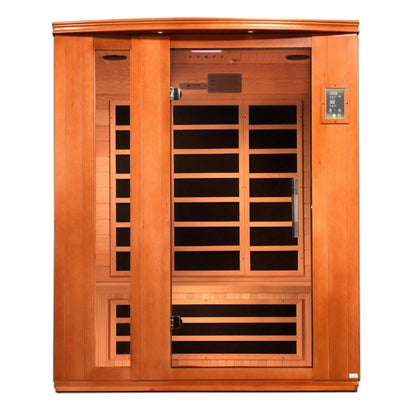 Trivano Living- "Lugano" 3-person Low EMF FAR Infrared Sauna DYN-6336-02-Sauna-Trivano Living-Trivano Living