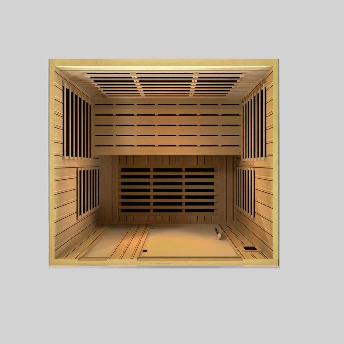 Trivano Living- "Lugano" 3-person Low EMF FAR Infrared Sauna DYN-6336-02-Sauna-Trivano Living-Trivano Living