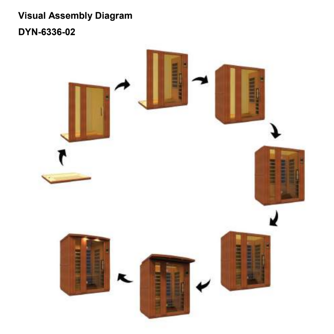 Trivano Living- "Lugano" 3-person Low EMF FAR Infrared Sauna DYN-6336-02-Sauna-Trivano Living-Trivano Living