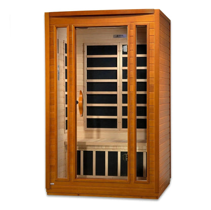Trivano Living- "San Marino" 2-person Low EMF FAR Infrared Sauna DYN-6206-01-Sauna-Trivano Living-Trivano Living