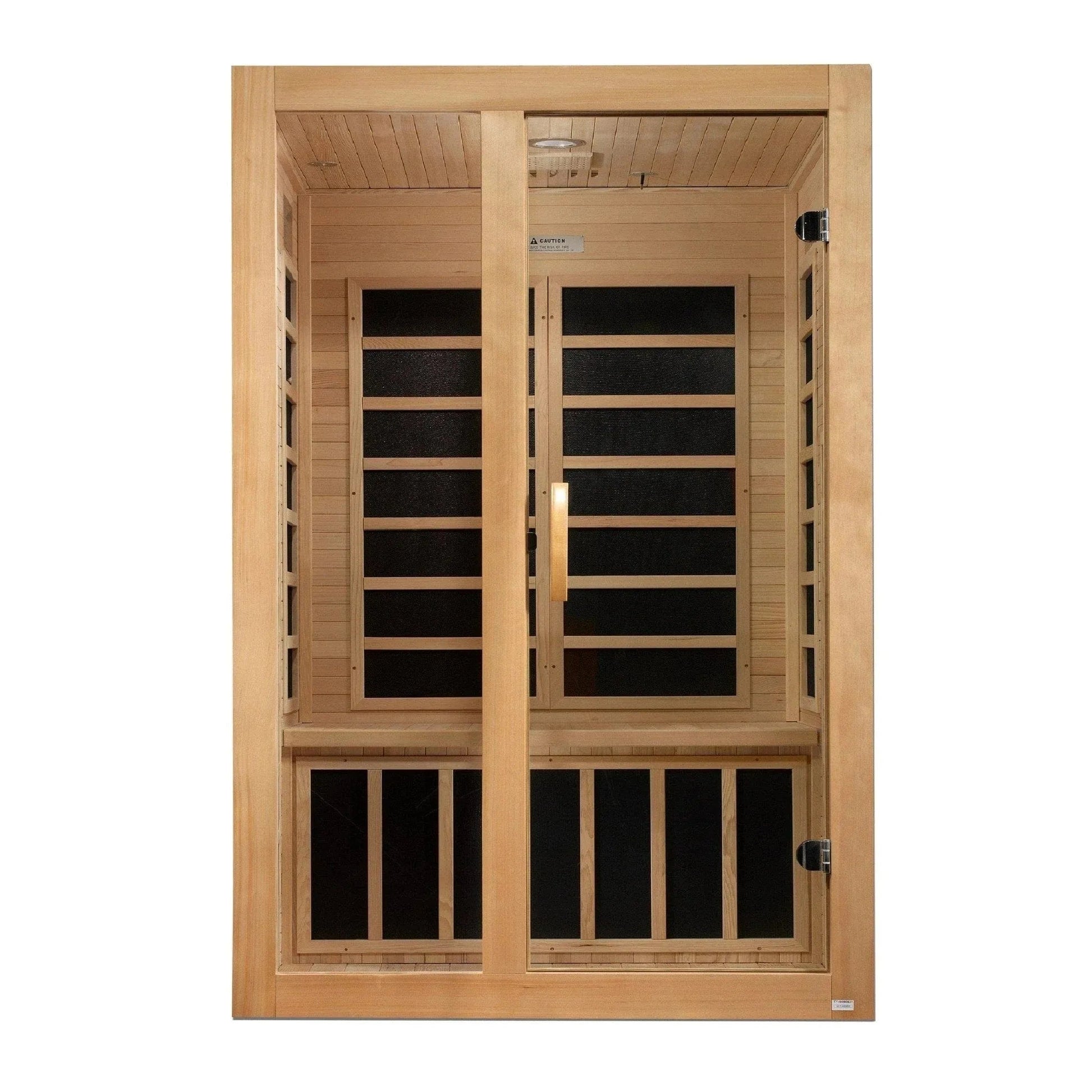 Trivano Living- "Santiago" 2-person Low EMF FAR Infrared Sauna DYN-6209-01-Sauna-Trivano Living-Trivano Living