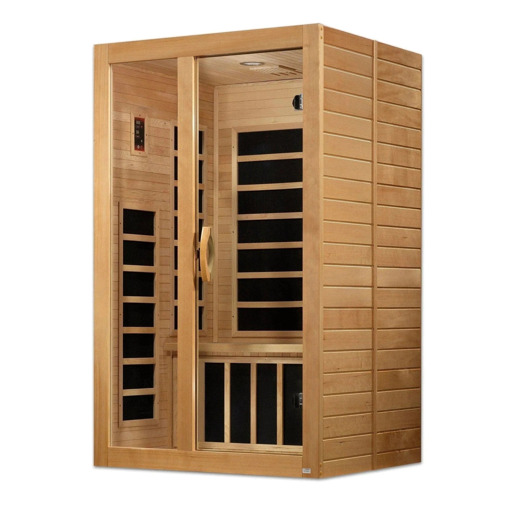 Trivano Living- "Santiago" 2-person Low EMF FAR Infrared Sauna DYN-6209-01-Sauna-Trivano Living-Trivano Living