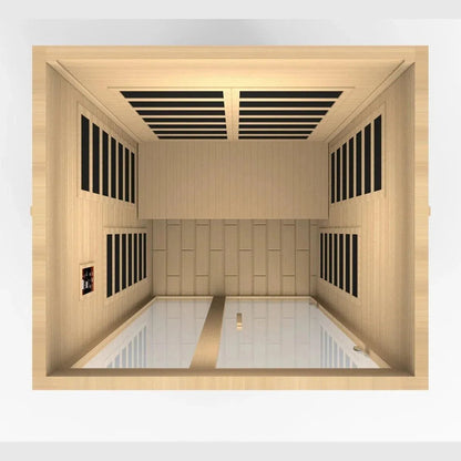 Trivano Living- "Santiago" 2-person Low EMF FAR Infrared Sauna DYN-6209-01-Sauna-Trivano Living-Trivano Living